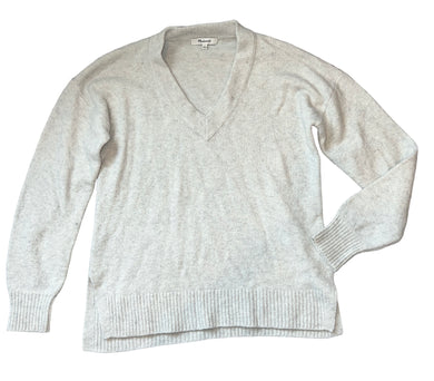 Madewell Women’s Bartlett v-neck coziest yarn sweater XS