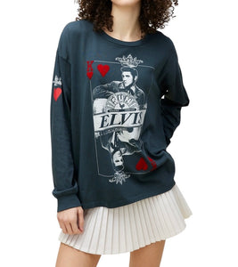 Daydreamer LA women’s Sun Records x Elvis king of hearts top XS