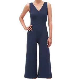 Banana Republic women’s wide leg v-neck jumpsuit 12P