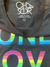 Chaser girls long sleeve One Love rainbow graphic top 12