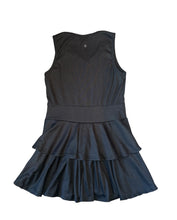 SLS Apparel girls ribbed ruffle tank dress XL(14)