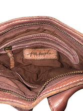 Free People Wade leather sling bag in cognac