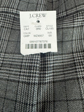 J Crew women’s Remy wide leg plaid pants 00 NEW