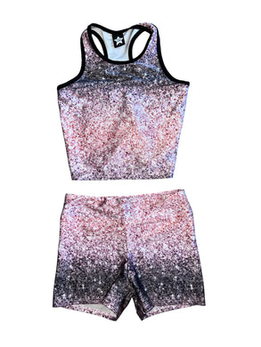Pixie Lane girls 2pc high shine tumble set 8