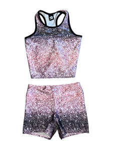 Pixie Lane girls 2pc high shine tumble set 8