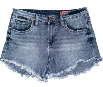 Blank NYC girls Mini Lenox high rise cutoff jean shorts 14