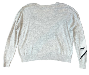 Z Supply women’s Larissa cropped bolt sweater S