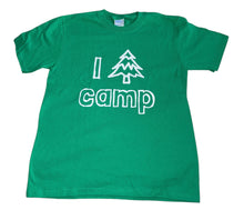 Port & Company girls I Love Camp graphic tee youth M