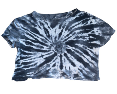 Katie J NYC Junior/women’s cropped tie dye tee XS
