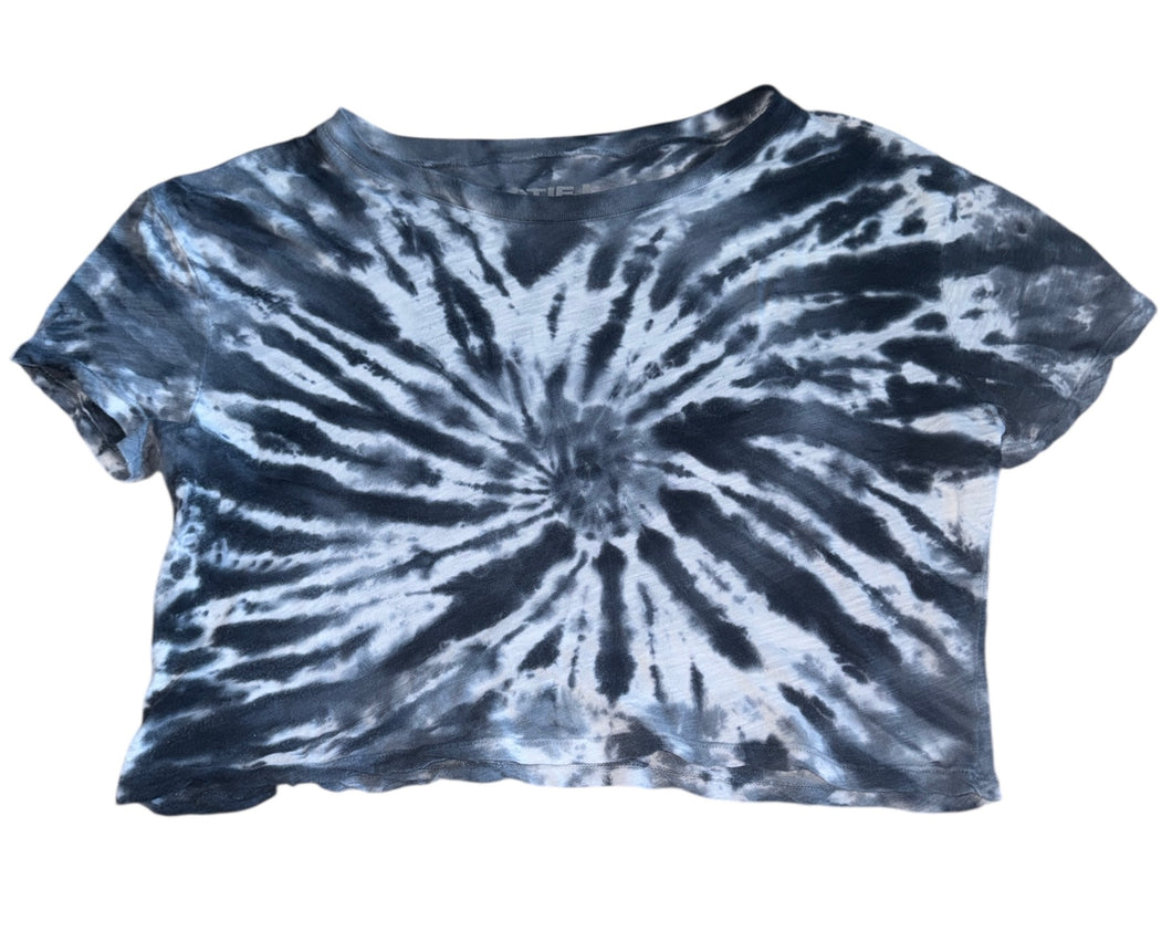 Katie J NYC Junior/women’s cropped tie dye tee XS