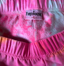 Firehouse girls neon tie dye jogger sweatpants L(12)