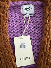 Frnch women’s Lorene color block open cardigan sweater S NEW