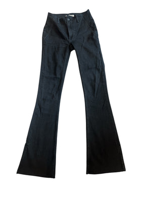 We The Free by Free People women’s Level Up Slit Slim Flare Jeans 24
