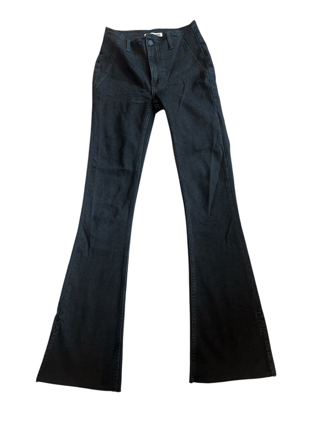 We The Free by Free People women’s Level Up Slit Slim Flare Jeans 24