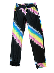 Pixie Lane girls tie dye graphic jogger pants 11-12