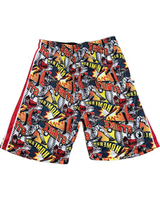 Flow Society youth Homerun Strike baseball graphic shorts XL