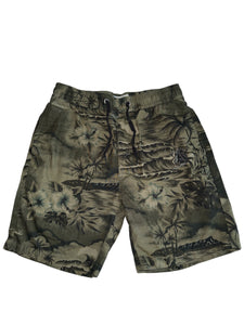 Billabong boys palm floral beach print shorts S
