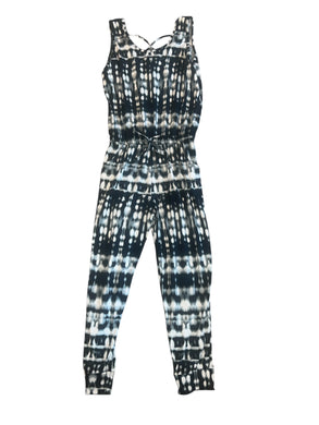 Pixie Lane girls tie dye sleeveless jumpsuit 8