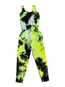 Pixie Lane girls tie dye sleeveless jumpsuit 8