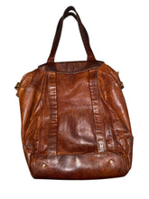 Tory Burch large leather satchel tote bag