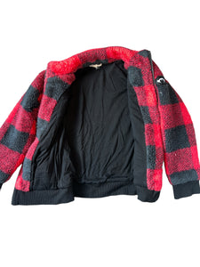 Appaman Kids Buffalo check fleece jacket 8