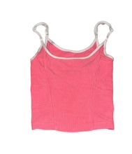 Katie J NYC tween girls Annie contrast cropped cami tank S(7-8)