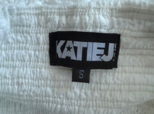 Katie J NYC junior Shari smocked cropped tank top S