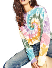 Daydreamer women’s tie dye cropped sweatshirt S