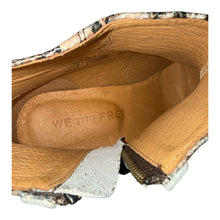 We The Free x Free People Atwater pointed snakeskin booties 7.5