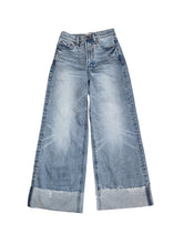 Pistola women’s Lana wide leg cuffed jeans 25