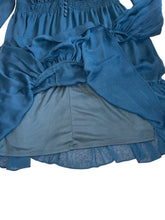 Taylor women’s smocked waist ruffle dress 8