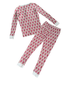 Roller Rabbit girls 2pc monkey print pajama set 12