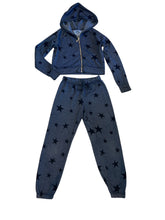 T2 Love girls 2pc cropped hoodie & jogger sweatsuit 10