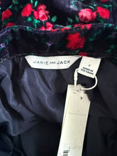 Janie & Jack girls velvet rose tulle skirt 7 NEW