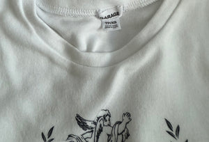 Garage women’s cropped Angel graphic tee XS