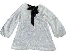 Pinch women’s velvet sequin tie back mini dress S NEW