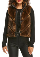 Donna Salyers Fabulous Furs women’s reversible shortie vest S