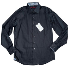 Robert Graham boys Joy flip collar dress shirt L(16) NEW