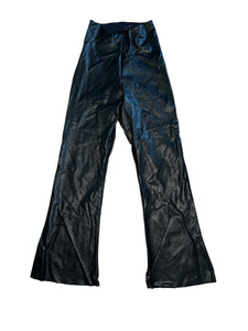 Commando women’s cropped faux leather flare pants XS