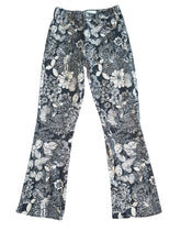 Mother Superior women’s Hustler ankle flare jeans in The Devil May Care French Fairytale floral 25