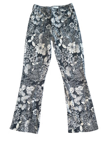 Mother Superior women’s Hustler ankle flare jeans in The Devil May Care French Fairytale floral 25