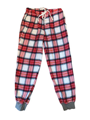 Katie J NYC tween girls Bree plaid sleep/lounge pants S(7-8)