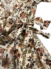 Faherty women’s Willow linen blend wrap dress XS NEW