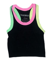 Katie J NYC Livi tween girls ribbed cropped racerback tank S(7-8)