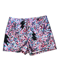 Pixie Lane girls hi shine beads and bolts tumble shorts 8