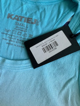 Katie J NYC Livi juniors ribbed dip dye racerback crop tank S NEW