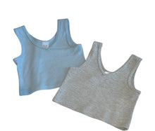 Suzette Collection girls 2pack cropped tanks M(8-10)