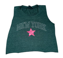 Firehouse girls New York cropped muscle tank M(10-12)