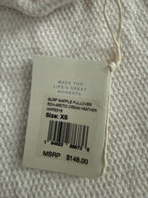 Faherty women’s Surf Waffle pullover turtleneck top XS NEW