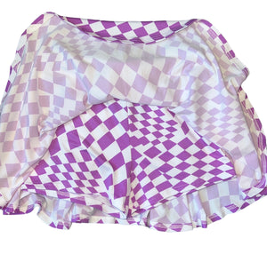 Pixie Lane girls simply soft checkered mini skort 7